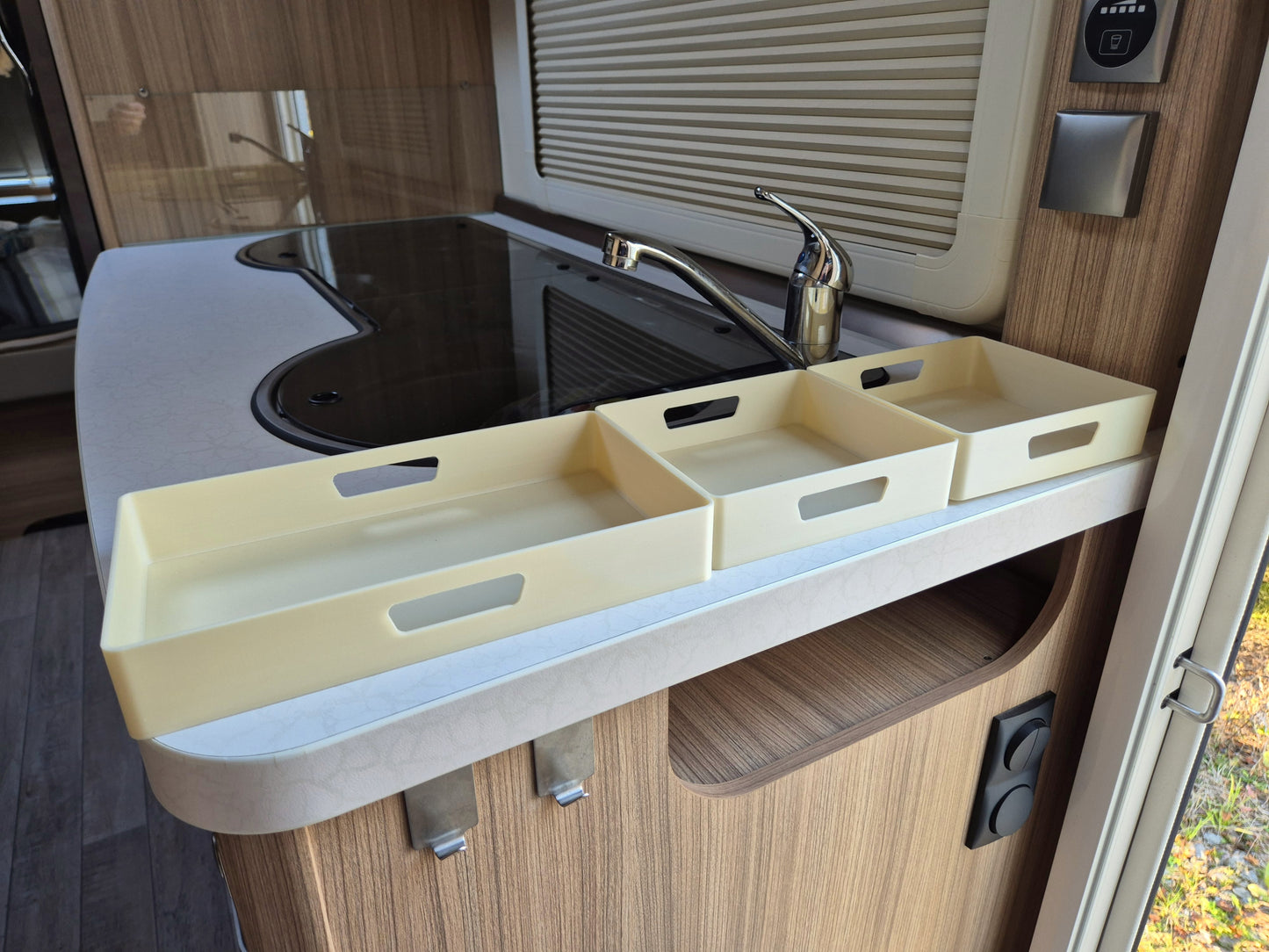 Regalbox (versch. Größen) 8cm Höhe für Wohnwagen Wohnmobil Camper