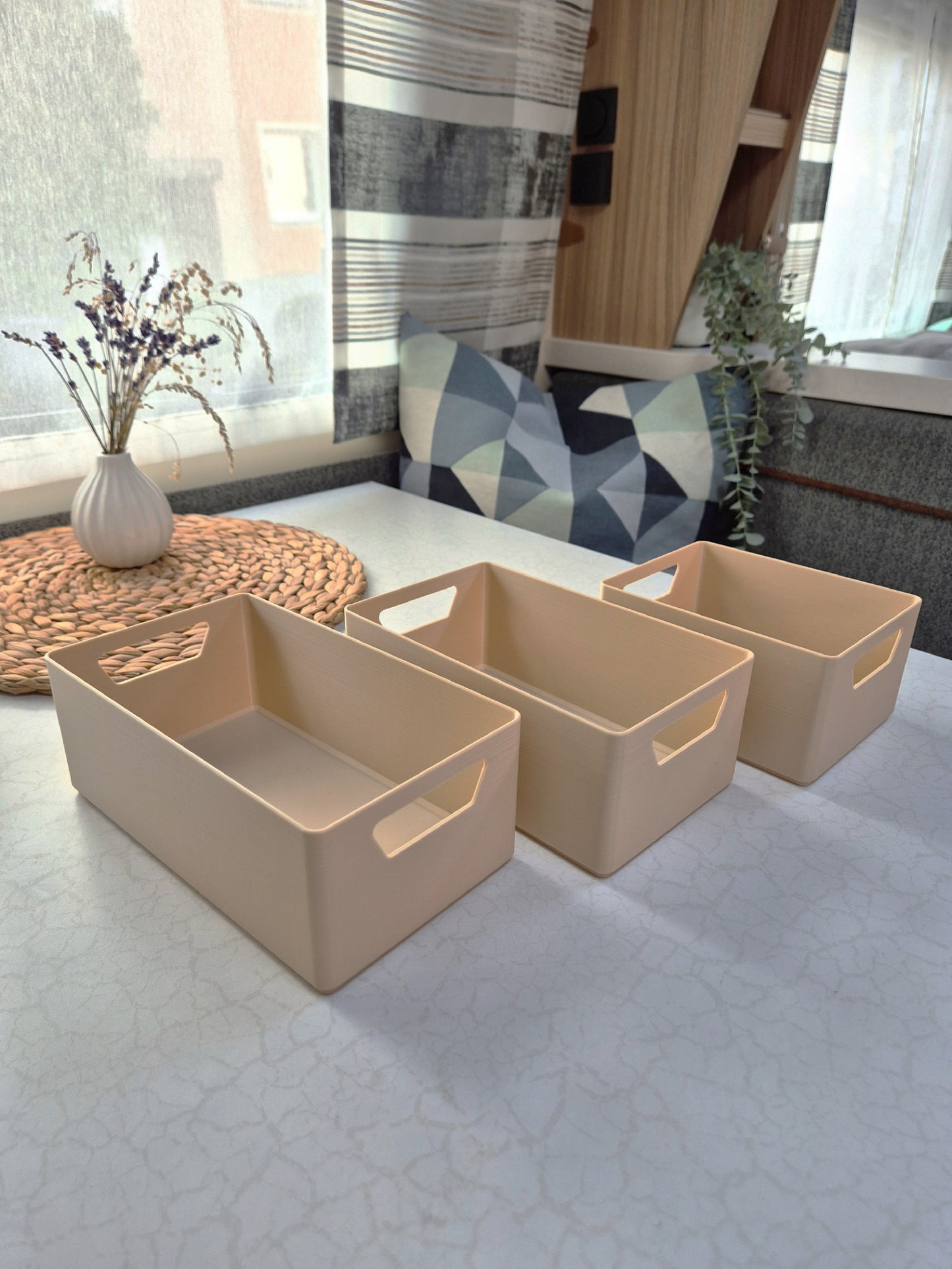 Regalbox (versch. Größen) 8cm Höhe für Wohnwagen Wohnmobil Camper