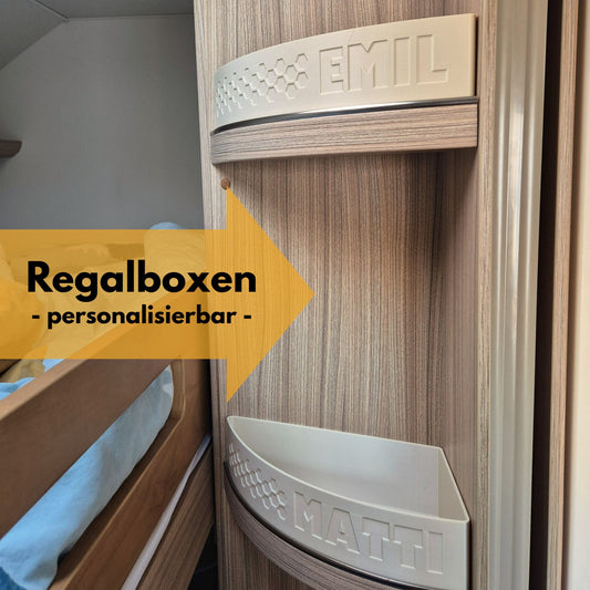 Regalbox -personalisiert- für Fendt Wohnwagen